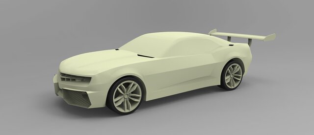 3D model of chevrolet camaro