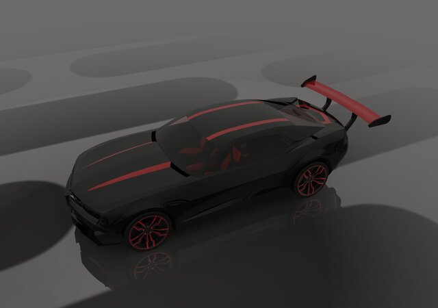 3D model of chevrolet camaro