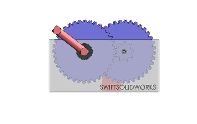 3D model of Hand Crank Generator