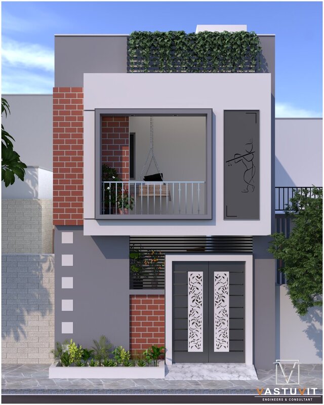 Modern 3BHK Bungalow Design with 3D