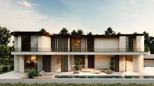 Aye Villa, Kyrenia | Curved-Roof Family Villa with Pool and Garden Pavilion – image 2 of 5