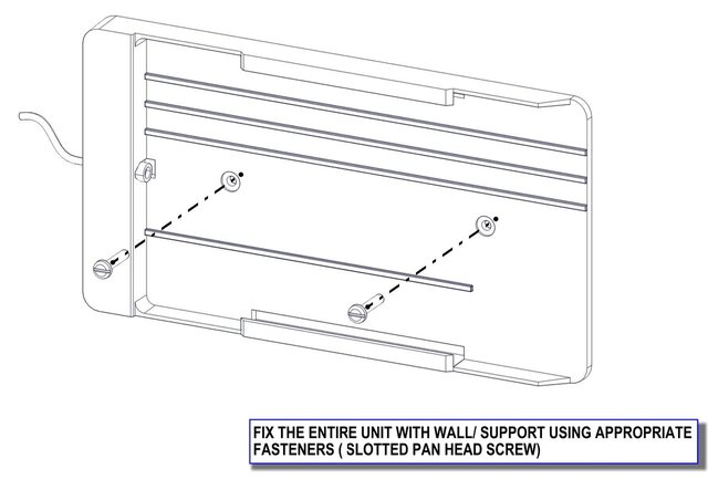3D model of Injection Molded Tablet Holder (Wall Mounted).