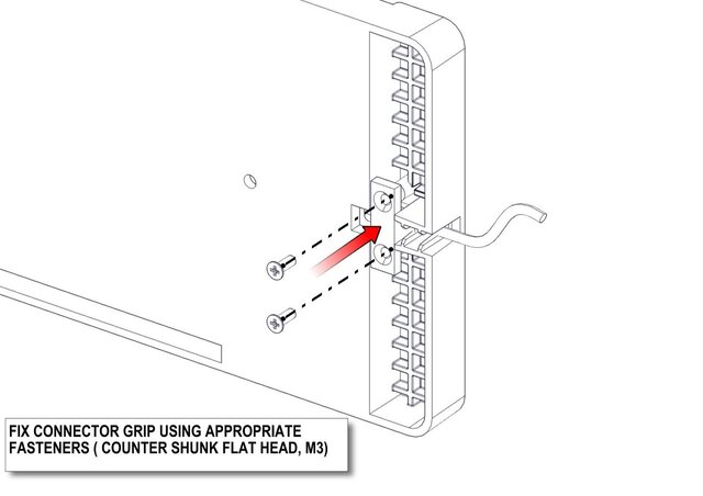 3D model of Injection Molded Tablet Holder (Wall Mounted).