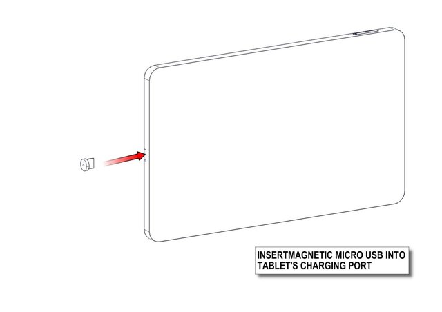 3D model of Injection Molded Tablet Holder (Wall Mounted).