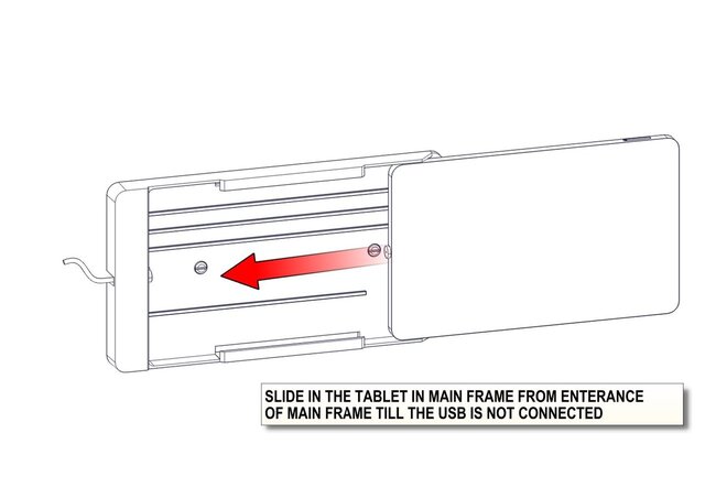 3D model of Injection Molded Tablet Holder (Wall Mounted).