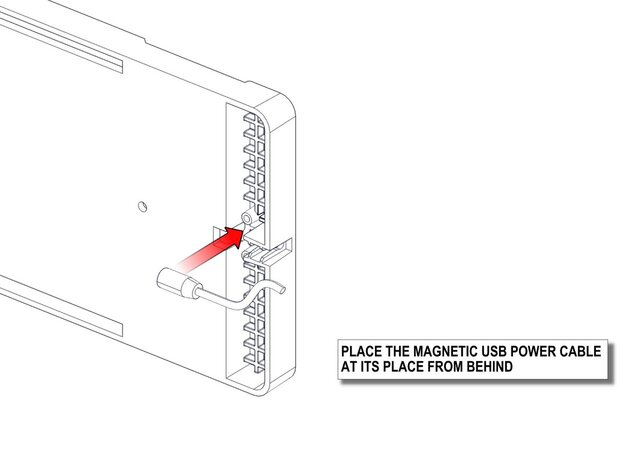 3D model of Injection Molded Tablet Holder (Wall Mounted).