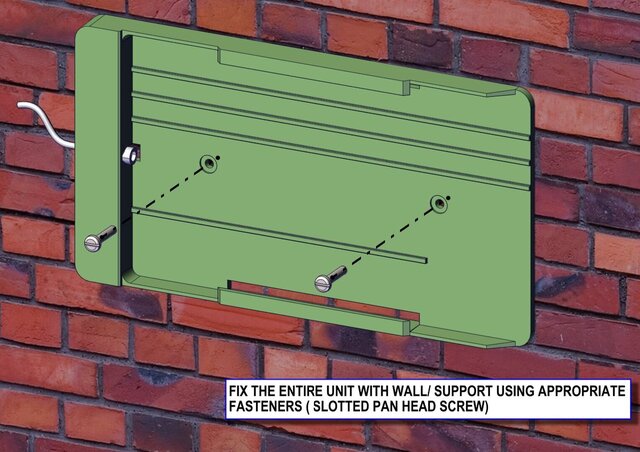 3D model of Injection Molded Tablet Holder (Wall Mounted).