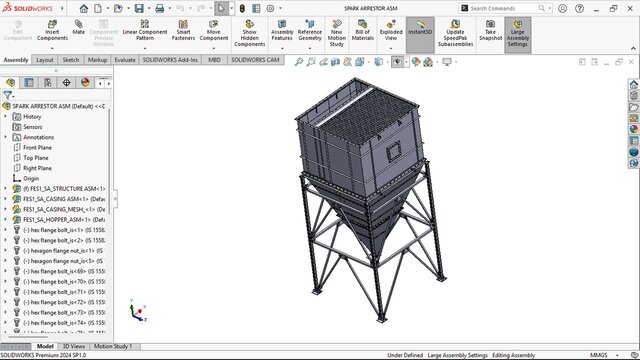 3D model of SPARK ARRESTOR