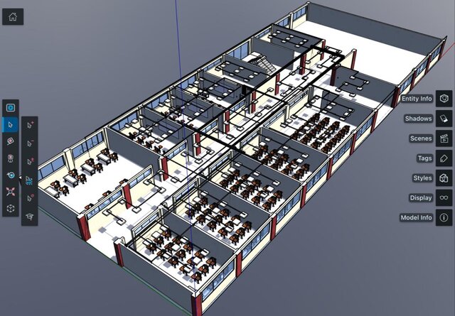 Electrical Installation Survey and 2D/3D Building Modeling