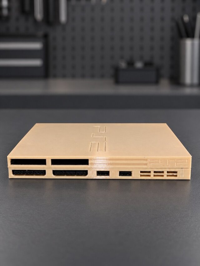 Custom PS2 Console Housing — CAD Modeling & 3D Printing – image 5 of 7