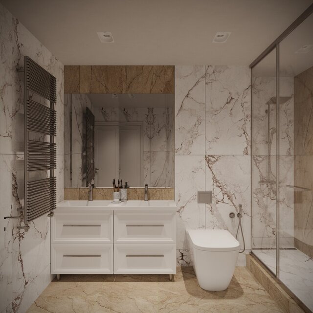 3D model of Complete AutoCAD Construction Drawing Package | 72 m² Apartment