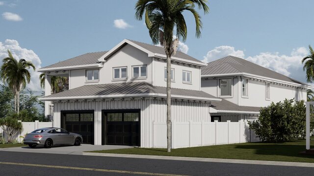 Modern Residential Architectural - 3D Rendering