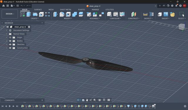 3D model of Parametric Industrial Propeller Design – SolidWorks Assemblies