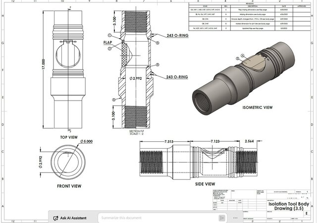 3D model of setting-rod-tool