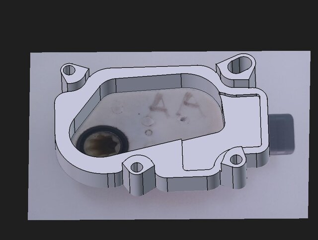 Actuator Cover – Reverse-Engineered from a Photo, 3D Printed & Test-Fitted – image 2 of 4