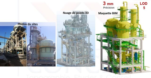 As-built 3D model of a cement plant from laser scanning (Scan to BIM / Scan to Plant) – image 2 of 4