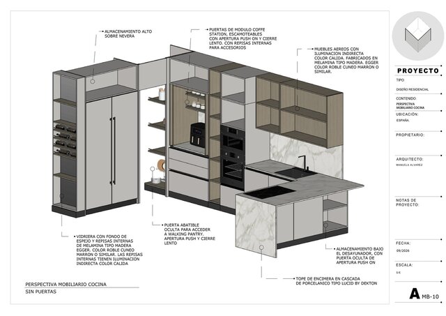 3D model of Diseño de Cocina personalizado