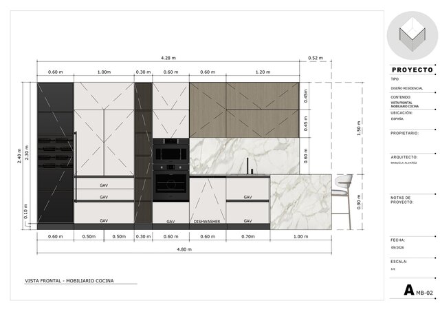 3D model of Diseño de Cocina personalizado