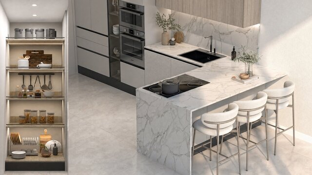 3D model of Diseño de Cocina personalizado
