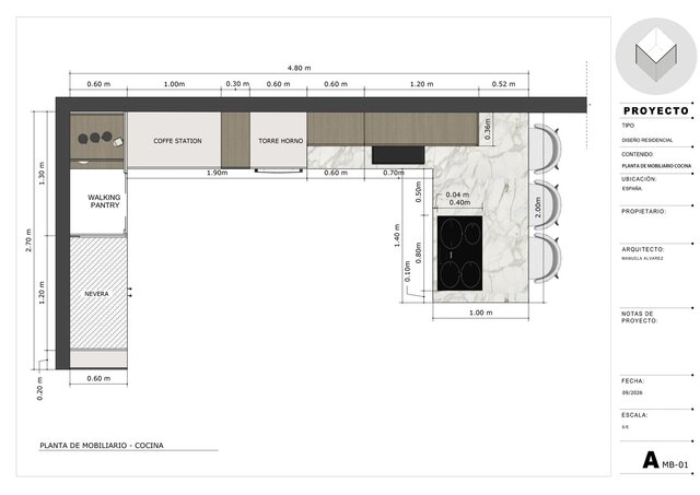 3D model of Diseño de Cocina personalizado
