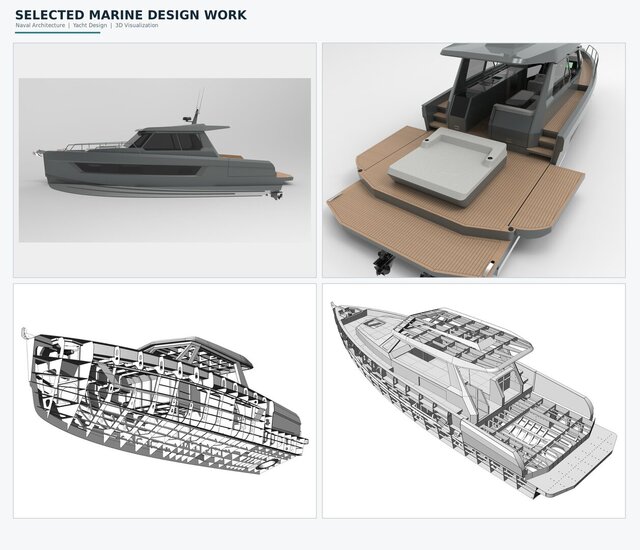 3D model of Boat Design