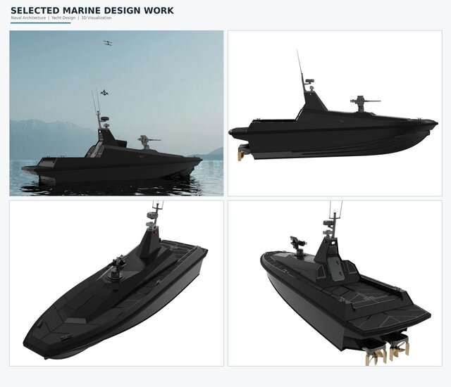 3D model of Boat Design