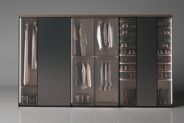 Custom Walk-in Dressing Room – Design to Fabrication – image 1 of 6