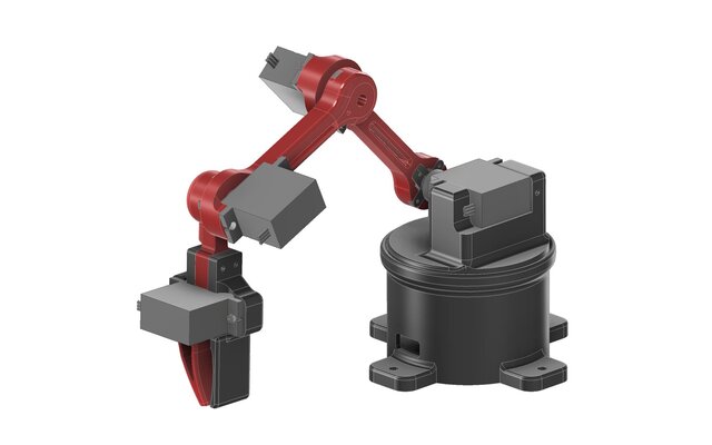 3D model of Desk Robotic Arm