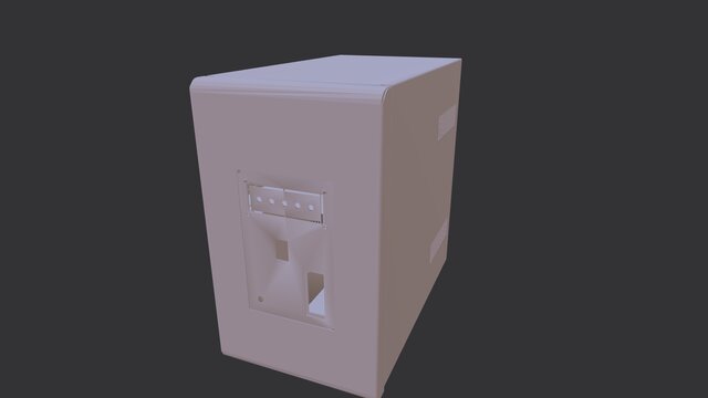3D model of 2 kva ups