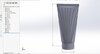 Cosmetic Packaging CAD Design: 150ml Tube in SolidWorks design by Abhishek110032