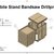 Mobile Bandsaw Stand – 3D CAD Design & 2D Technical Drawing