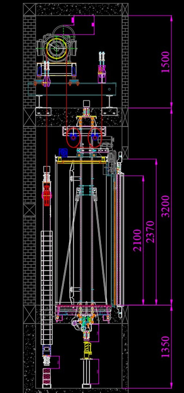 3D model of custom elevator design