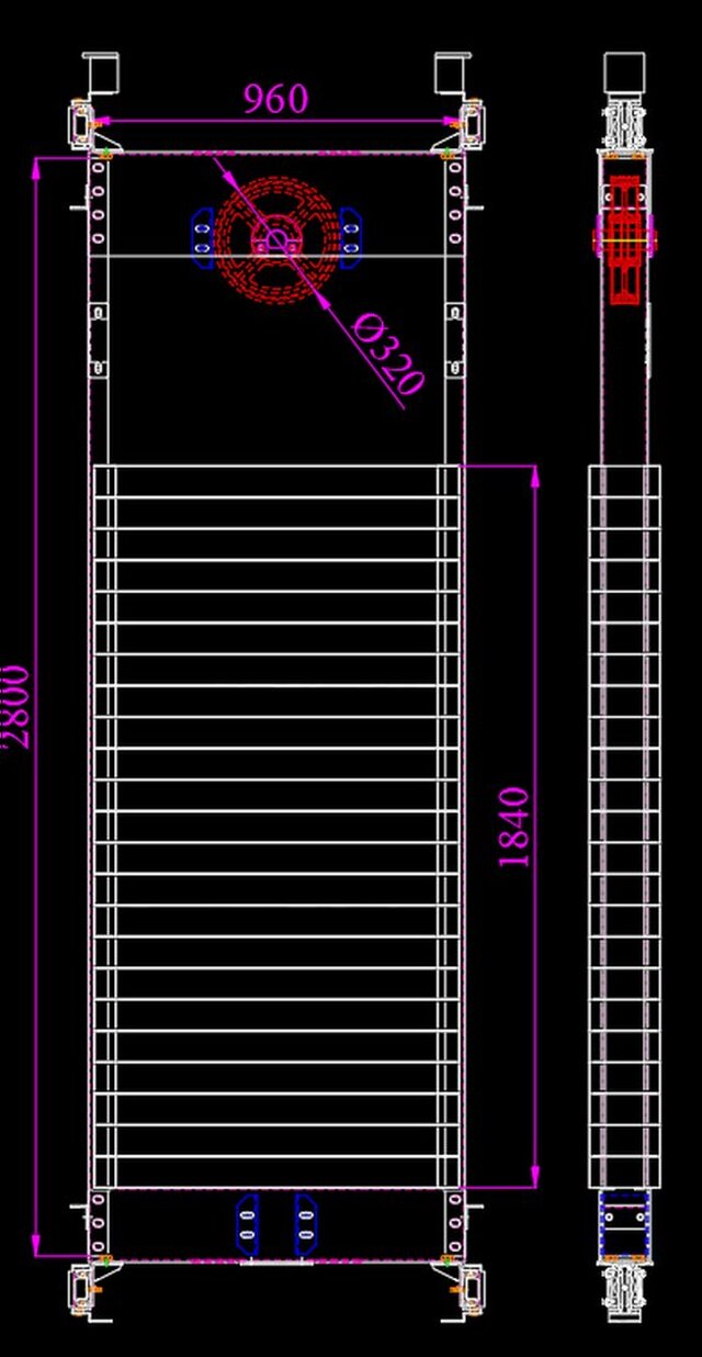 3D model of custom elevator design