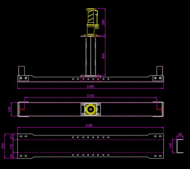 3D model of custom elevator design