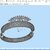 Luxury Diamond Pave Bangle – Manufacturing-Ready Jewellery CAD