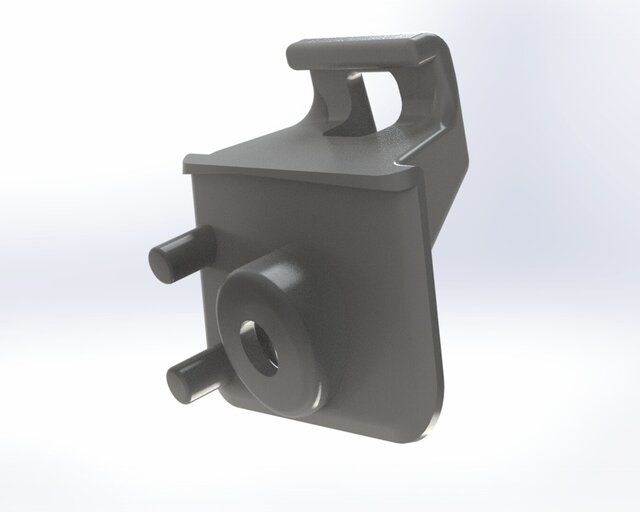 3D model of Nissan X-Trail T30 Cargo Hook – Replacement Part Design