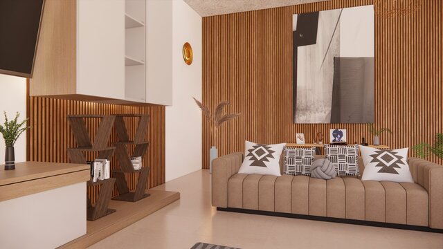 Japandi Living Room Design – image 6 of 6