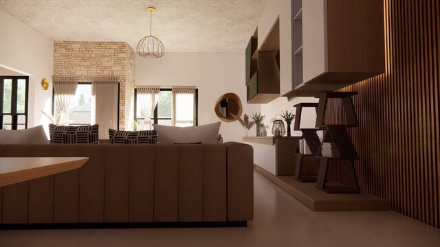 Japandi Living Room Design – image 4 of 6