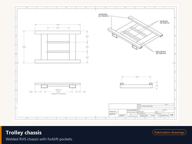 Filter Trolley: Fabrication Pack – image 2 of 4