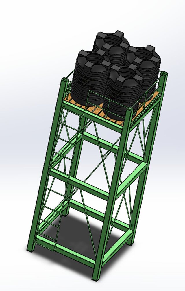Water tank structure