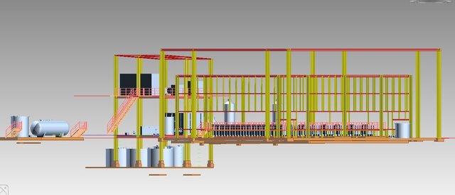 3D model of Surface Treatment & WWTP System Design