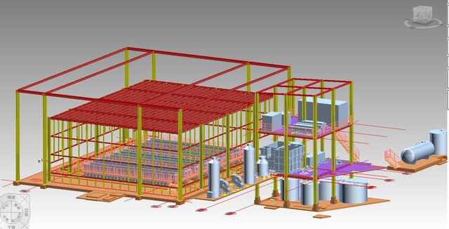 3D model of Surface Treatment & WWTP System Design