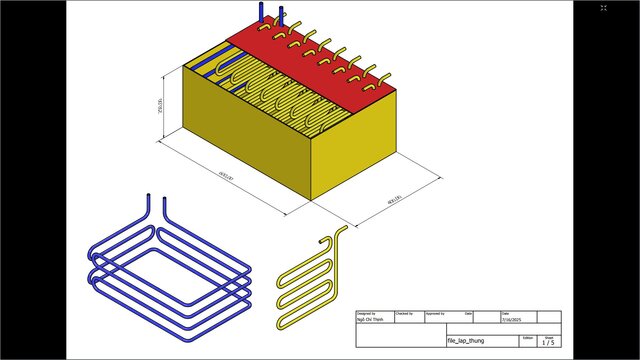 Industrial Cooling Pipe System (2D to 3D Conversion) – image 5 of 5