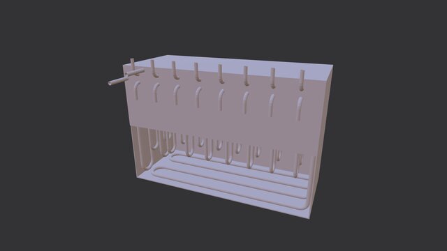 Industrial Cooling Pipe System (2D to 3D Conversion) – image 4 of 5