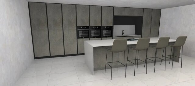 3D model of Kitchen designs