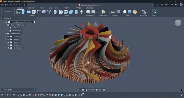 Turbo Compressor – 3D CAD Model