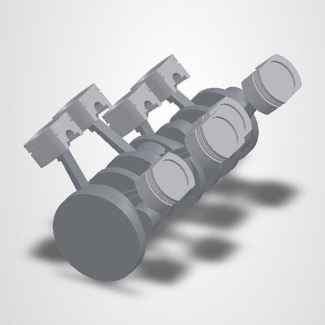 3D model of V8 Engine - SolidWorks Design and ANSYS Thermal/Structural Analysis