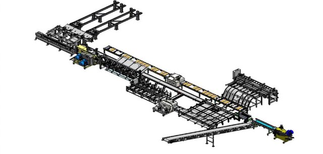 SAWMILL AUTOMATIC PRODUCTION LINE