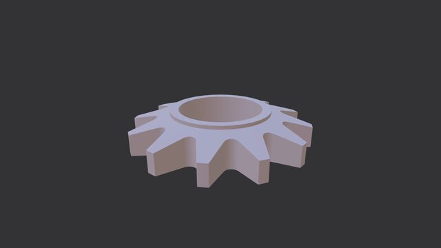 12-Tooth Industrial Sprocket for Chain Drive