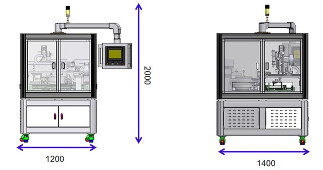 3D model of Filter Tuning Cover Screw and Nut Fastening Machine